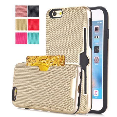 For Iphone 6 6s Plus Luxury Case Dual Layer Protective Anti Knock Back Cover For Iphone 6 6s