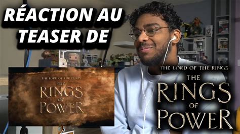 RÉACTION au TEASER de THE LORD OF THE RINGS THE RINGS OF POWER