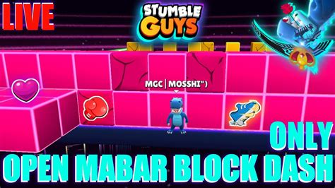 Live Stumble Guys Block Dash Only Open Mabar Server Asia Ora Ngopi