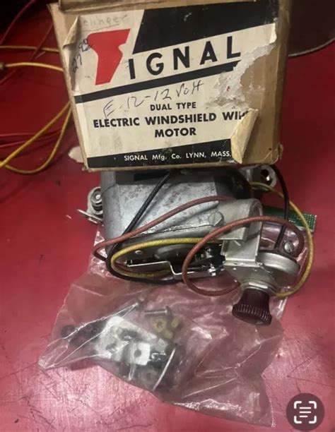 VINTAGE NOS 12 Volt Electric Conversion From Trico Vacuum Wiper Motor