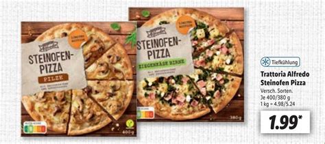 Trattoria Alfredo Steinofen Pizza Angebot Bei Lidl 1Prospekte De