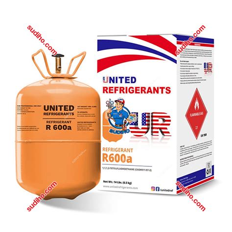 Gas Lạnh R600A United Refrigerant Bình 6 5 Kg Chính Hãng Sudiho