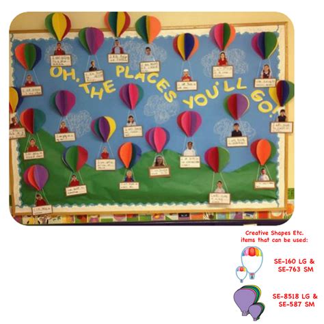 Hot Air Balloon Bulletin Board