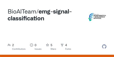 GitHub - BioAITeam/emg-signal-classification