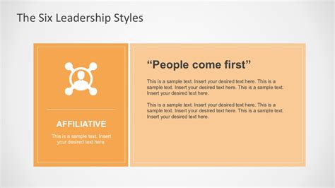 Six Leadership Styles For Powerpoint