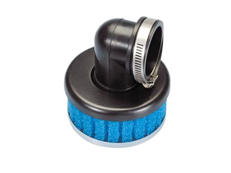 Sportfilter Polini D 38 Special Kort Luchtfilterhuis 38mm 90 Blauw