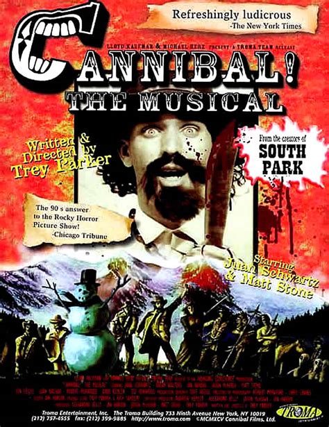 Trey Parker and Matt Stone’s CANNIBAL THE MUSICAL (Trey Parker, 1993) – The Cannibal Guy