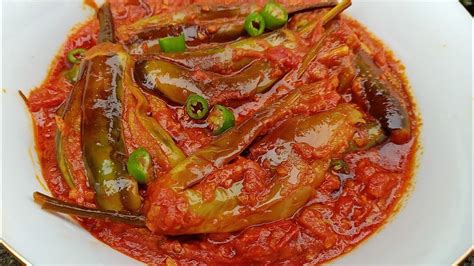 Tamatar Aur Baingan Recipe Tamatar Te Wangan Kashmiri Style Brinjal