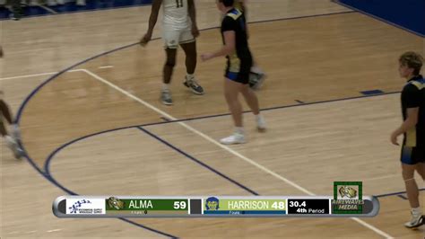 Alma High School Basketball Alma Airedales Harrison Goblins Youtube