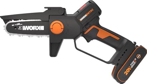 Worx Wg E Nitro Mini Kettens Ge V Mit Akku Ah Und Ladeger T