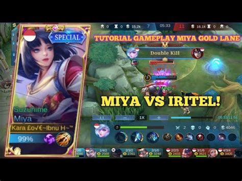 TUTORIAL GAMEPLAY MIYA GOLD LANE AKHIR SEASON 23 MOBILE LEGEND BANTAI