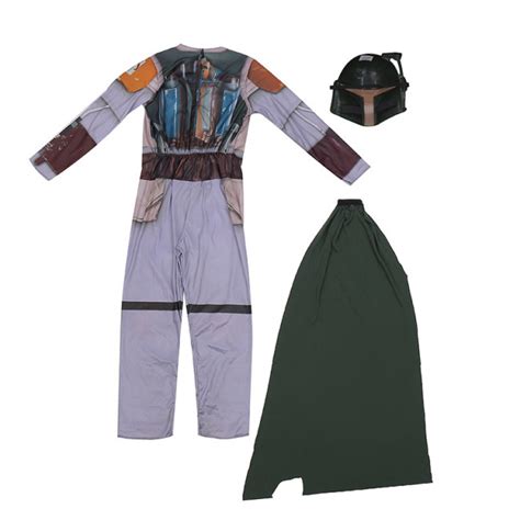 Star Wars Boba Fett Kids Cosplay Costume Costume Party World