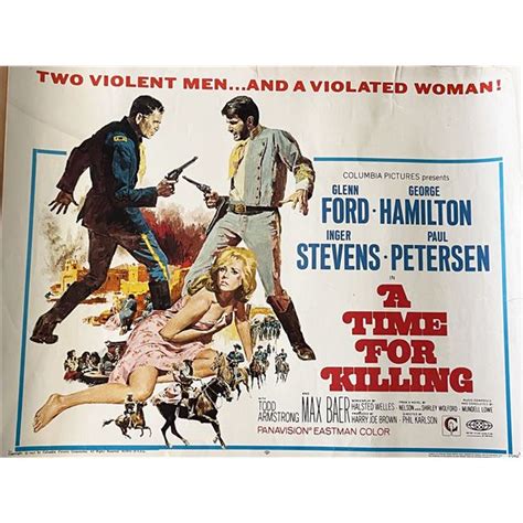 A Time for Killing 1967 vintage movie poster