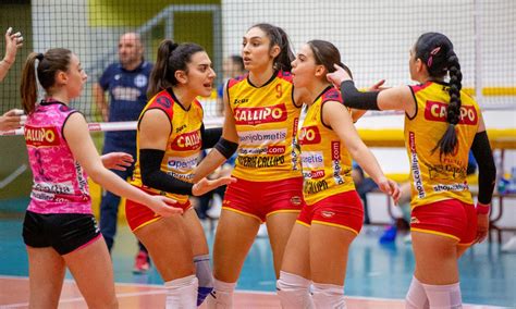 Volley Femminile Per La Tonno Callipo 14esima Vittoria Contro S