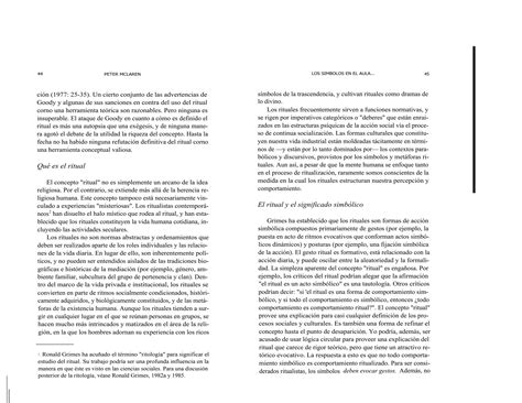 Los simbolos de el aula y las dimensiones rituales de la escolaridad | PDF