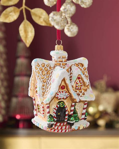 Neiman Marcus Gingerbread House Christmas Ornament | Neiman Marcus