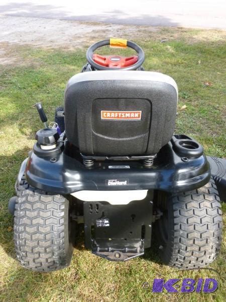 Craftsman Gt6000 Lawn Tractor 26 Hp Kohler C Sns Auctions 128 Fall Clean Up K Bid