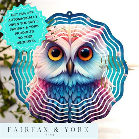 Owl Png For Sublimation Wind Spinner Sublimation Designs Teal And