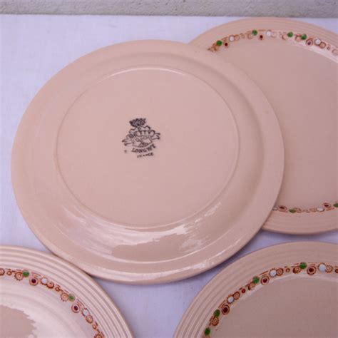 Assiettes Plates Betty Longwy