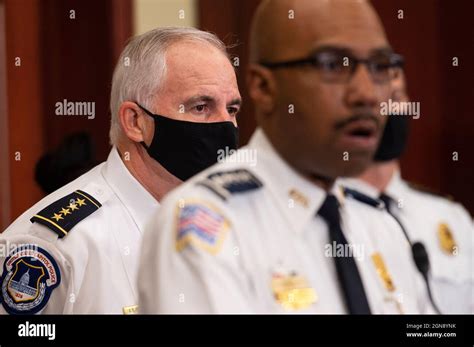 U S Capitol Chief Of Police Tom Manger Looks On As D C Metropolitan