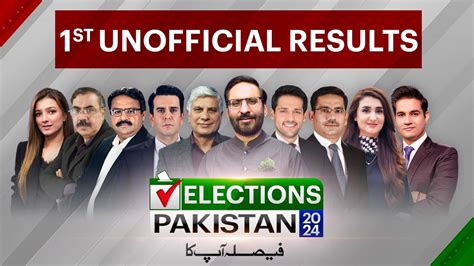 Election Unofficial Results Independent Vs Nawaz Sharif Vs