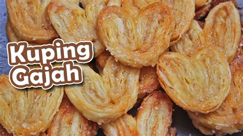 Resep Kue Kering Kuping Gajah Palmiers Youtube