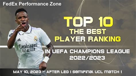 THE BEST PLAYER IN UEFA CHAMPIONS LEAGUE 2022 2023 TOP 10 RANKINGS