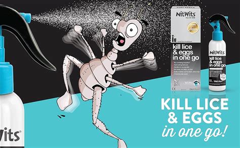 Nitwits All In One Head Lice Treatment Spray Kills Nits Eggs