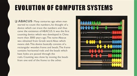 Evolution Of Computer Systems Online Presentation