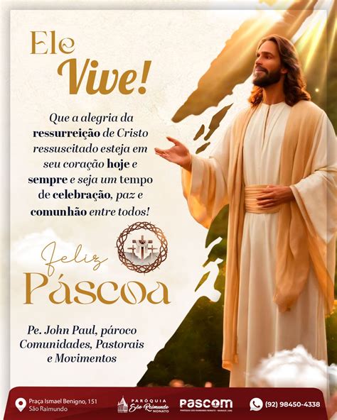 Cristo Ressuscitou Verdadeiramente Ressuscitou Aleluia Par Quia