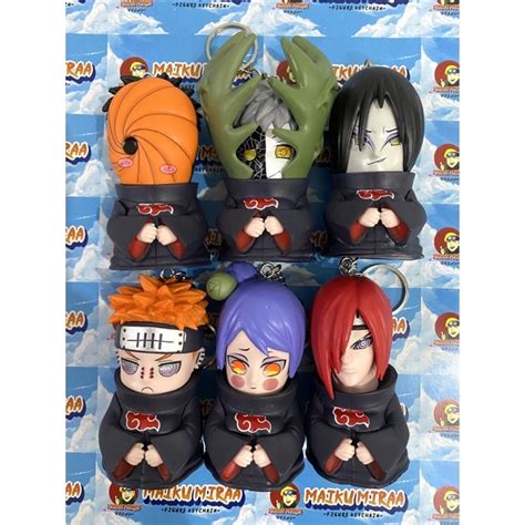 Jual Figure Keychain Gantungan Kunci Anime Naruto Akatsuki Big Sit A