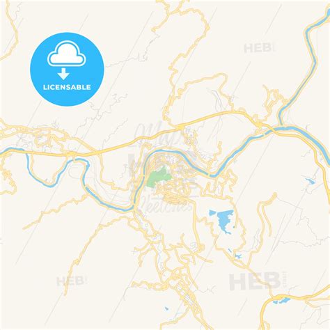 Printable street map of Panzhihua, China - HEBSTREITS