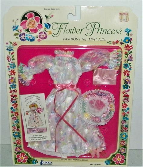 Vintage Flower Princess Barbie Style 11 5 Doll Spring Floral Outfit