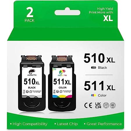 Pack De 2 XL TONER EXPERTE Compatibles PG 512 CL 513 Cartuchos De