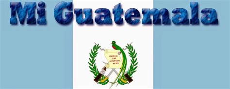 Bandera de Guatemala con frases - Guatemala mi país