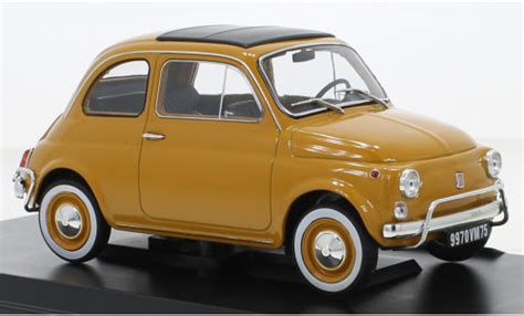 Modellautos Fiat 500 1 18 Norev L Gelb 1968 Online Modellautos At