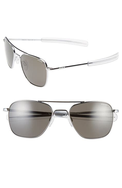 Randolph Engineering 55mm Polarized Aviator Sunglasses | Nordstrom