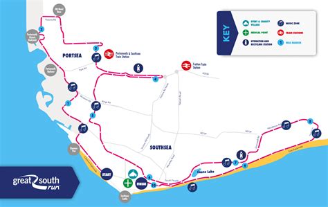 Great South Run Route Map Tessa Fleurette