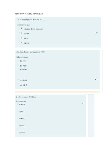 Test Acidez Y Basicidaz Qo Pdf