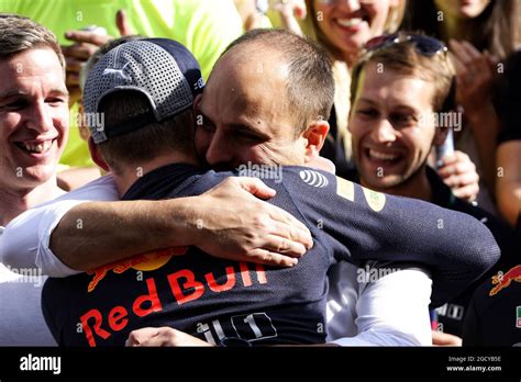 Red Bull Racing Celebrates Gianpiero Lambiase Hi Res Stock Photography