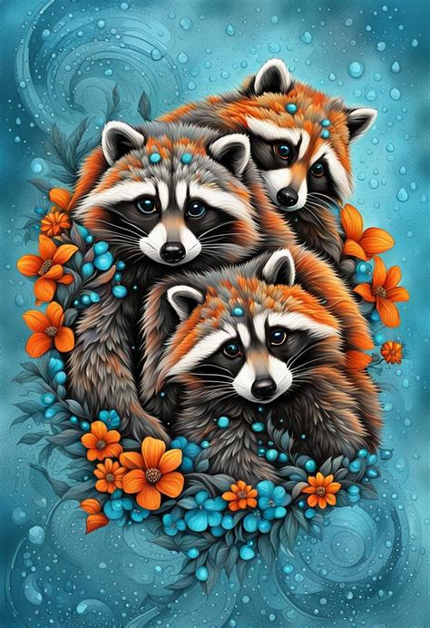 Raccoons Ai Generated Artwork Nightcafe Creator