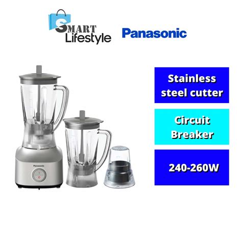 Panasonic Durable Lightweight Blender Twin Jug Dry Mill Mx M Ssl