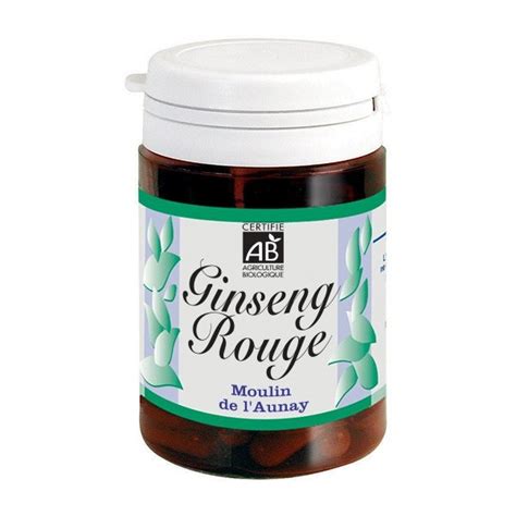 Ginseng Rouge Bio Flacon De 60 Gélules