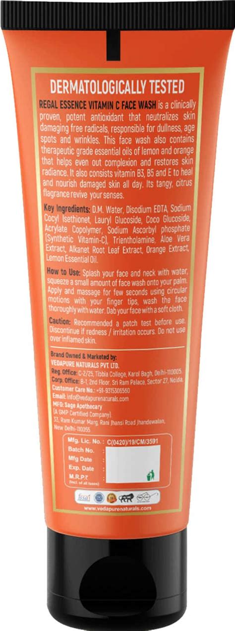 Buy Regal Essence Natural Bioactive Vitamin C Facewash For