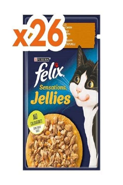 Fel X Felix Pouch Sensations Jellies Tavuk Etli Ve Havu Lu Ya Kedi