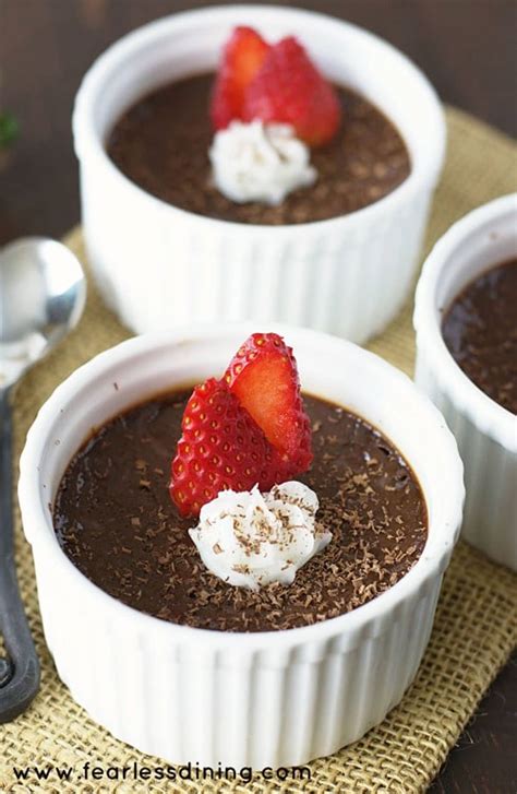 Chocolate Custard Pudding