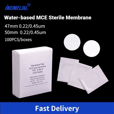 Mce Steriler Gridded Membrane Filter 47mm 50mm Hydrophilic Filter