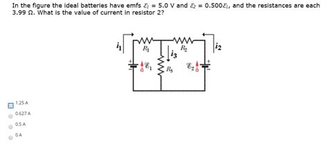 Solved In The Figure The Ideal Batteries Have Emfs V Chegg