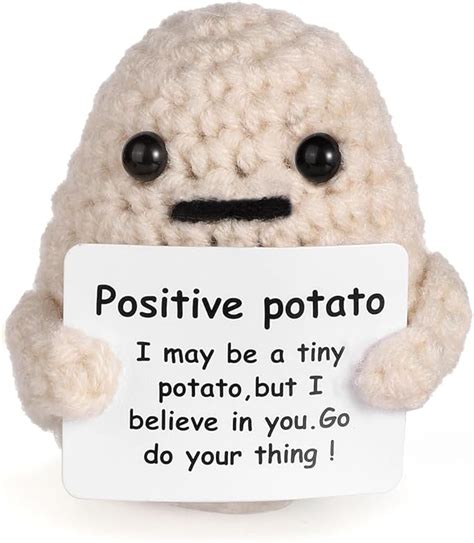 Amazon Positive Potato 2 Inch Funny Positive Potato Gift Cute