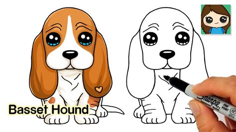 Basset Cartoon Clipart Hound